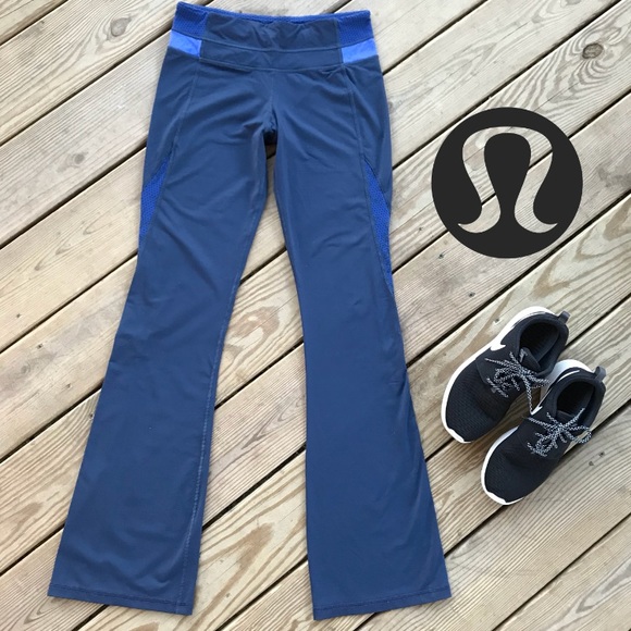 lululemon athletica Pants - Lululemon Manifesto Flare Yoga Wet Dry Warm Groove